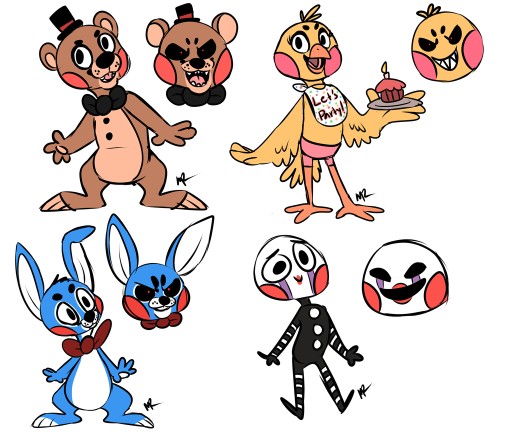 fnaf2_crew_by_melissar1-d868uuu